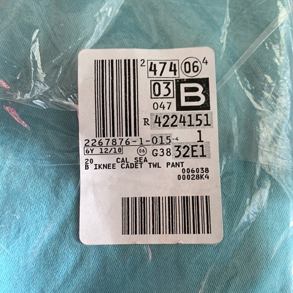 Lands End TKNEE Cadet TWL Pant Size 20 NWT Color Calm Sea - Picture 2 of 7